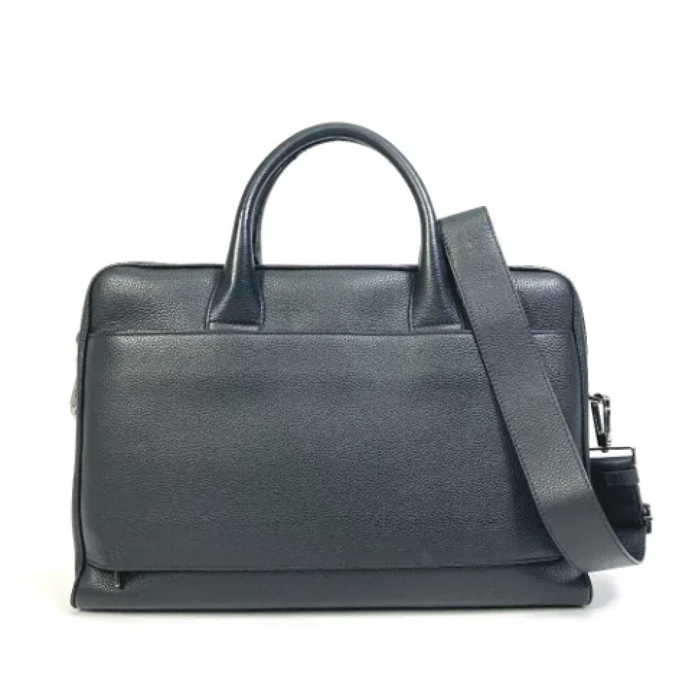 Dior Vintage Pre-owned Leather dior-bags Black Heren