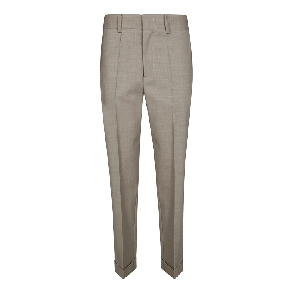 P.a.r.o.s.h. Koele Wol Basis Broek Beige Dames