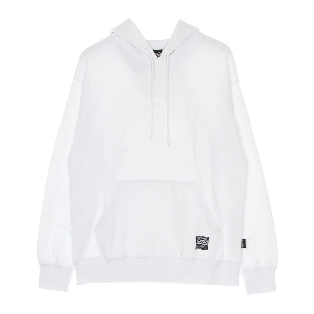 Propaganda Men's White Hoodies, L, Ribs Icon Mask Hoodie