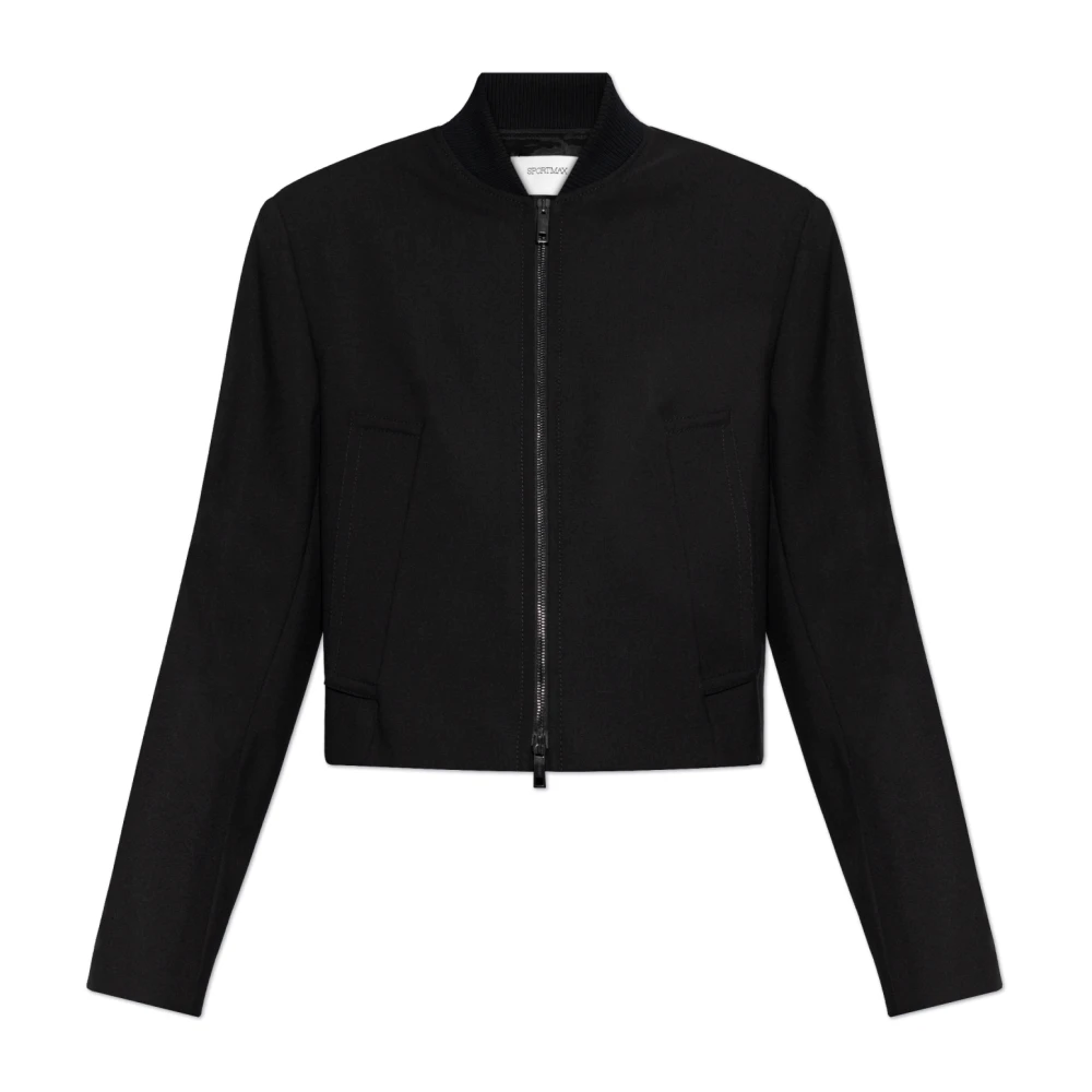 SPORTMAX Jas Fiocchi Black Dames