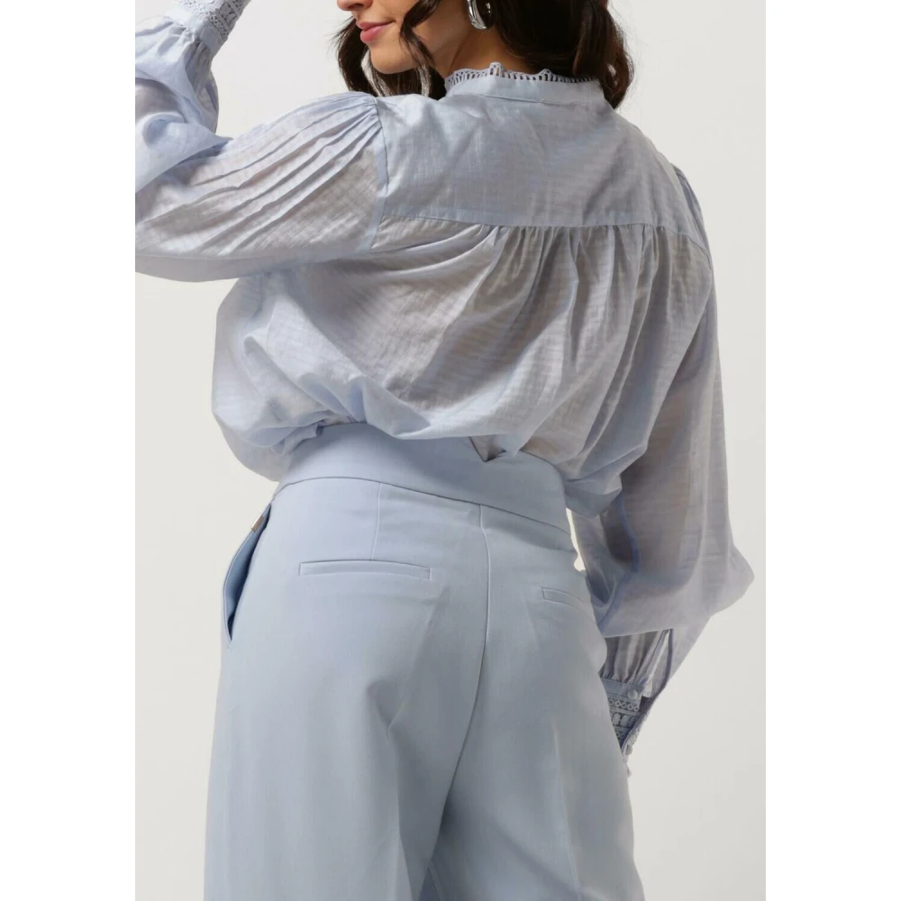 Aaiko Stijlvolle Blouse Carlita Ten 614 Blue Dames