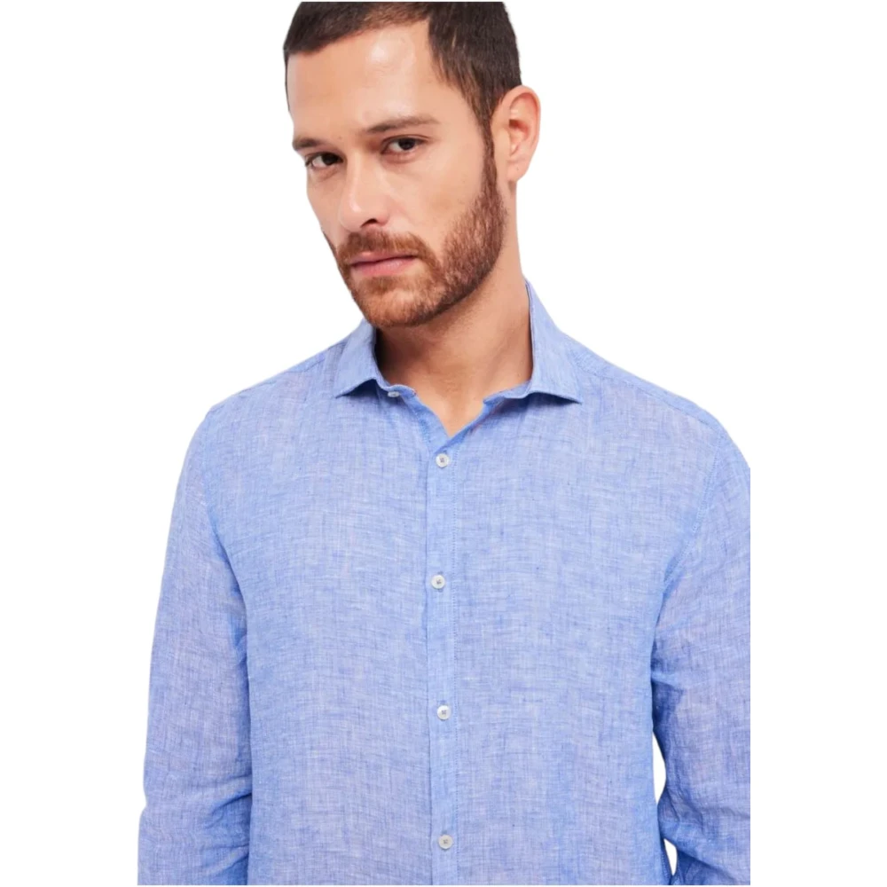 Gaudi Lange mouwen shirt Blue Heren