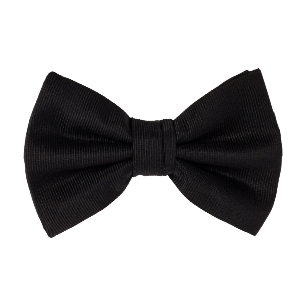 Giorgio Armani - Pajarita Anudada De Seda Pura - Accessories - Hombre - Negro - One Size