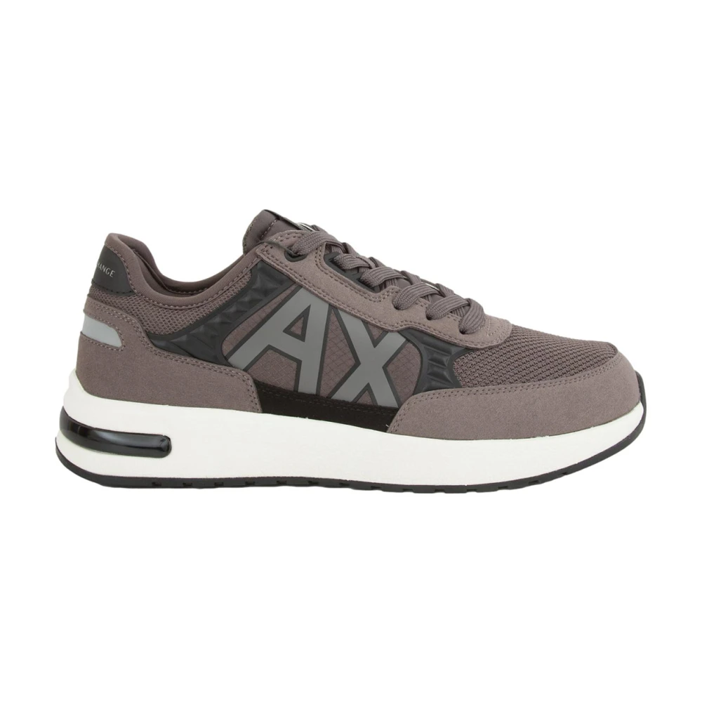 Armani Exchange Uomo Grigio Sneaker Casual Eleganti