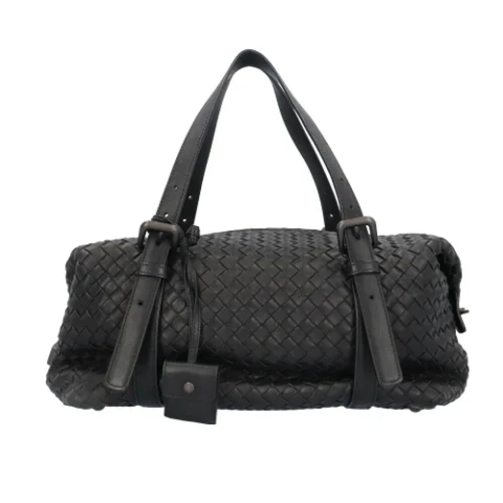Bottega Veneta Vintage Pre-owned Leather handbags Black Dames