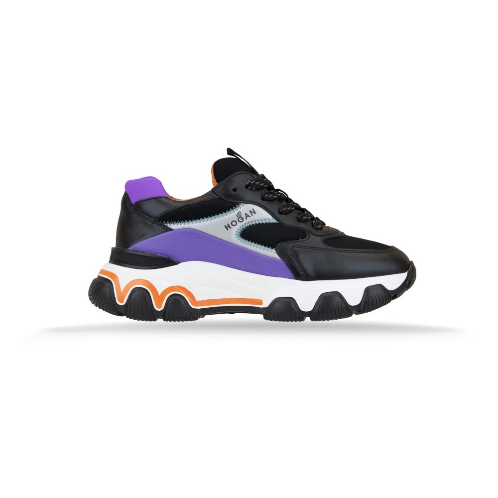 Hogan Veterschoenen voor dames van leer en stof Dames Schoenen Veelkleurig Multicolor