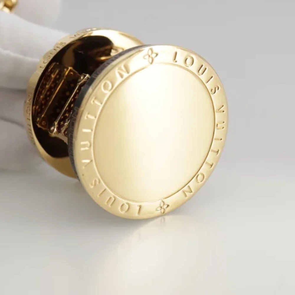 Louis Vuitton Vintage Pre-owned Metal key-holders Yellow Dames