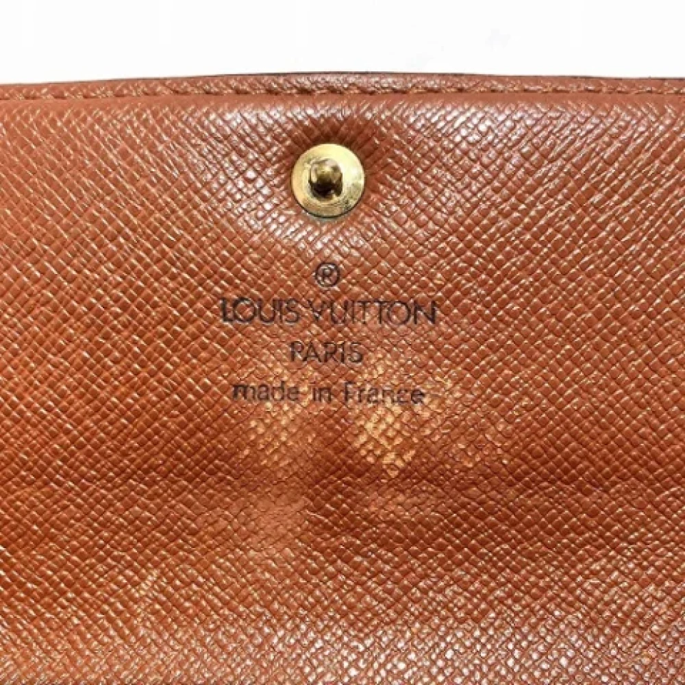 Louis Vuitton Vintage Pre-owned Canvas wallets Brown Dames