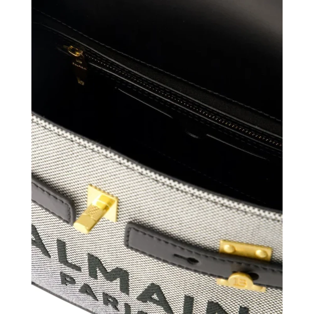 Balmain Canvas handbags Black Dames