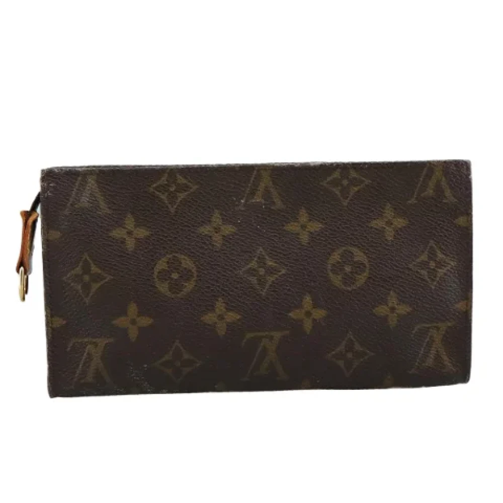 Louis Vuitton Vintage Pre-owned Canvas pouches Brown Dames