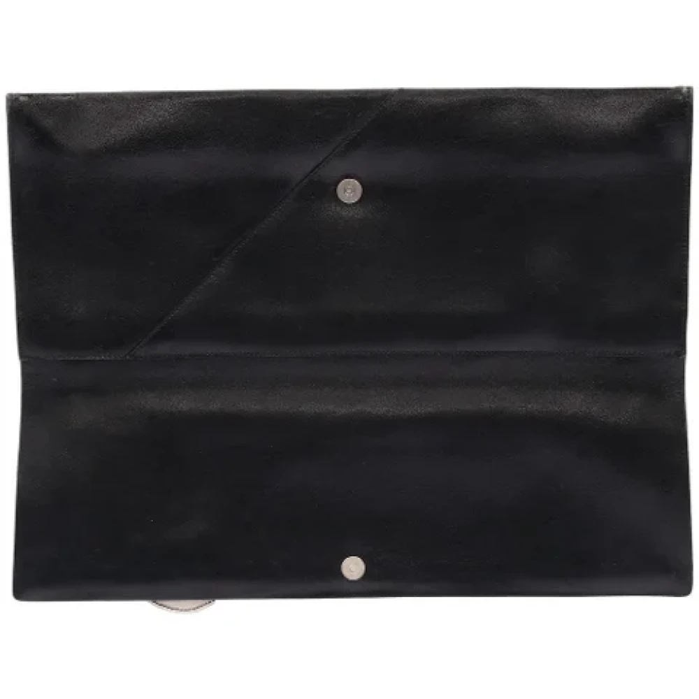 Miu Pre-owned Leather handbags Black Dames