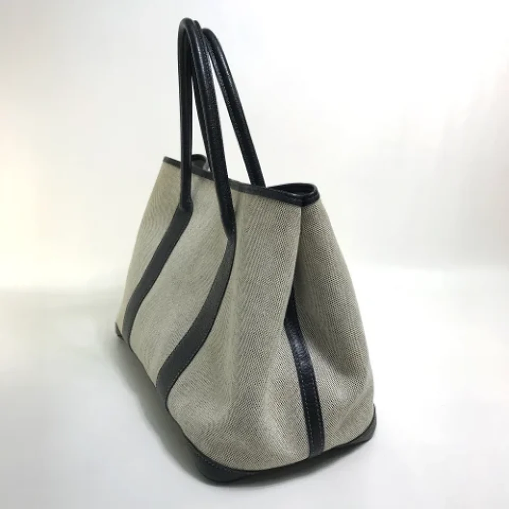 Hermès Vintage Pre-owned Fabric totes Gray Dames