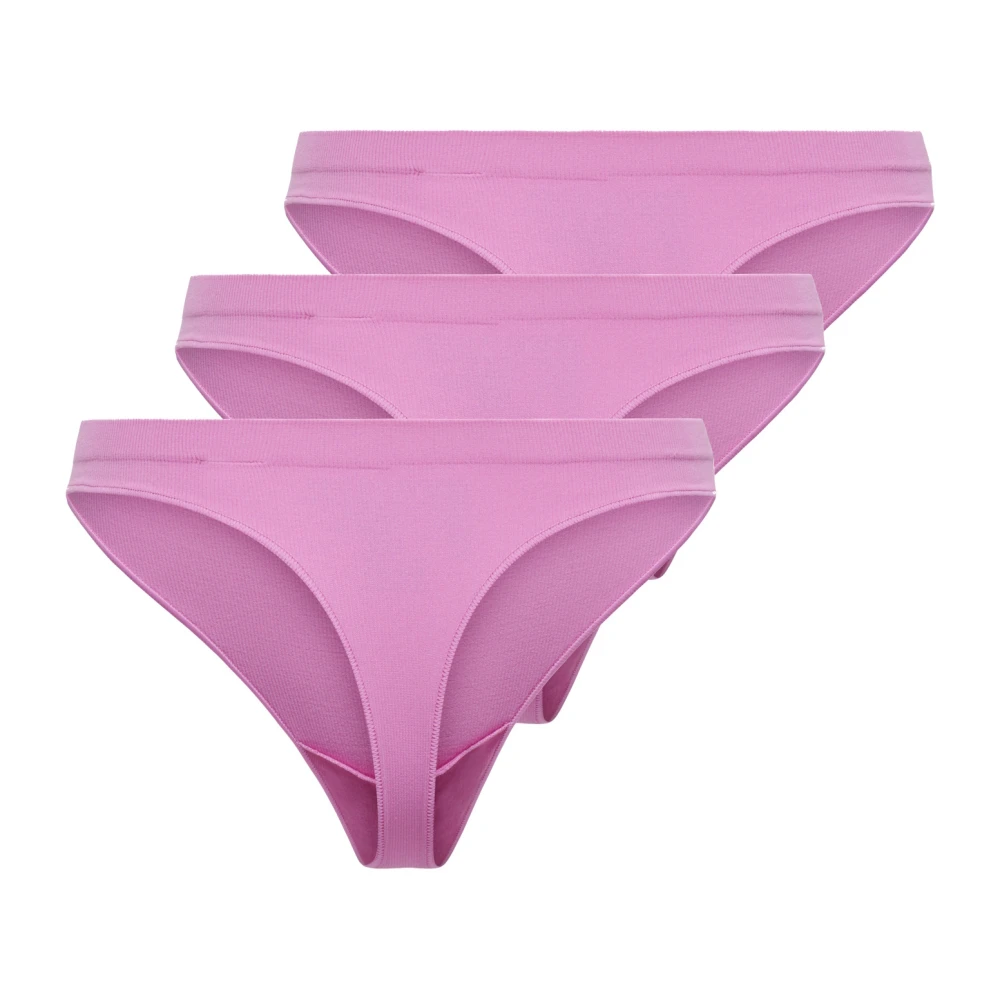 Only Moderne Ribless Dames String Pak Pink Dames