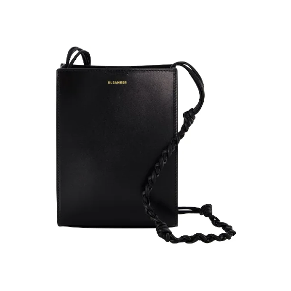 Jil Sander Leather handbags Black Unisex
