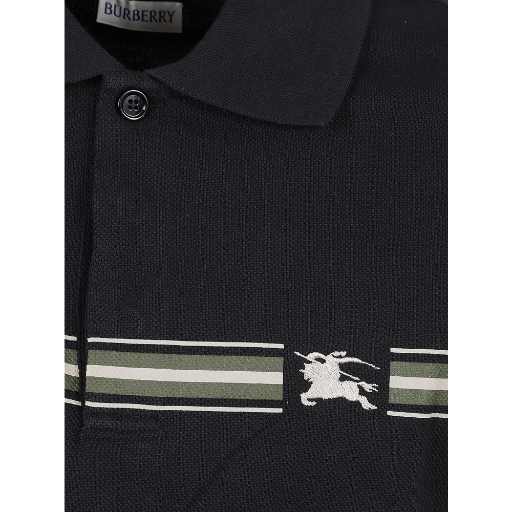 Burberry Blauwe T-shirts en Polos Blue Heren