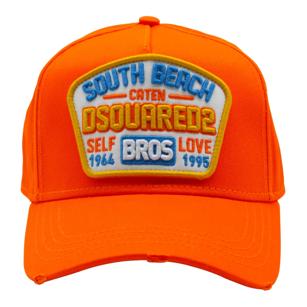 Dsquared2 Caps Orange Heren