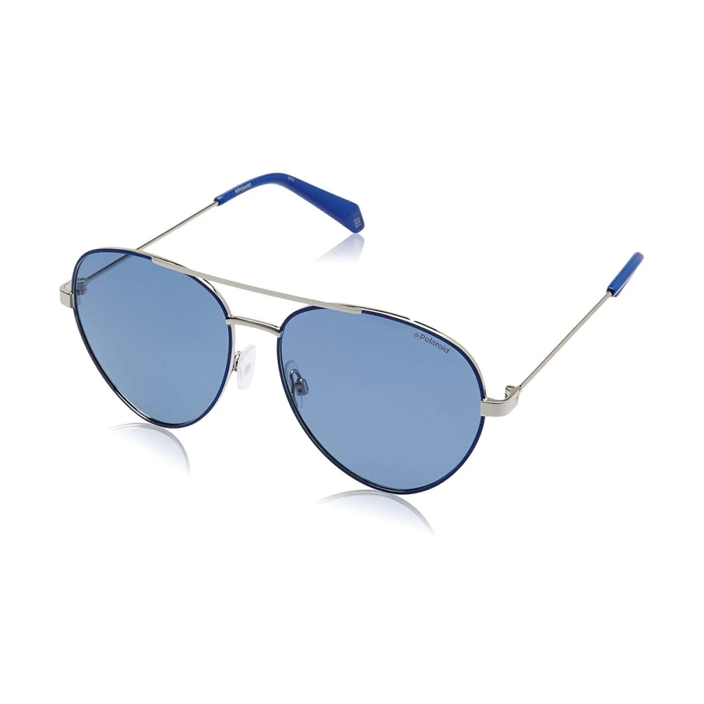 Polaroid Men's Blue Metal Sunglasses