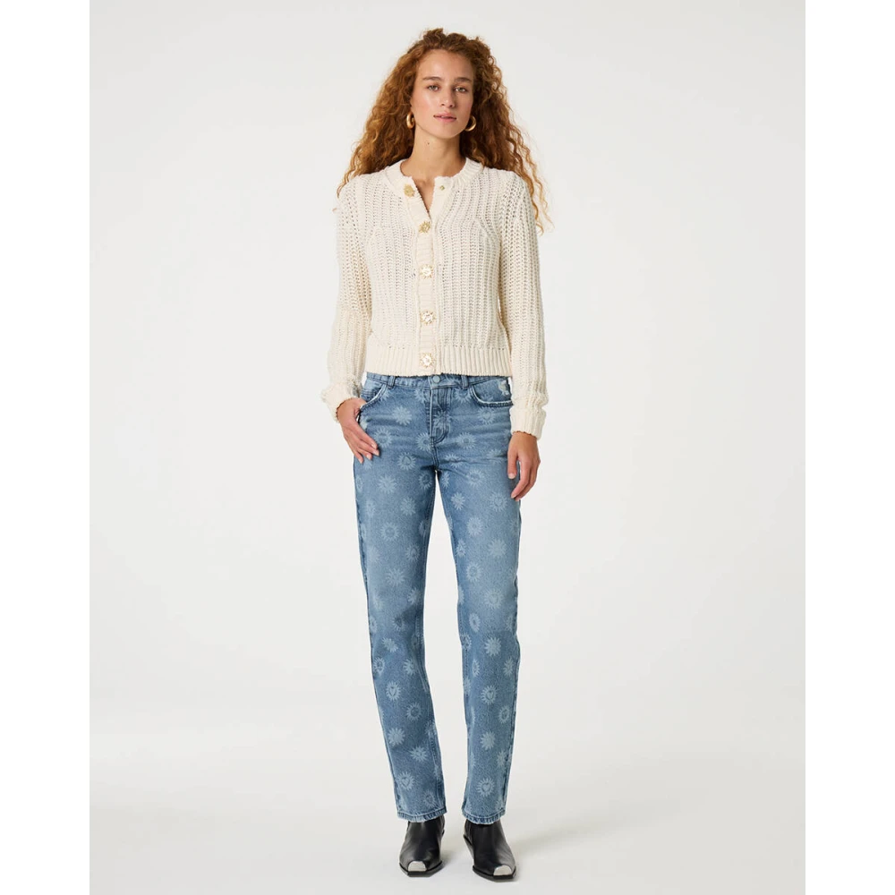 Fabienne Chapot Marie Straight Leg Jeans Blue Dames