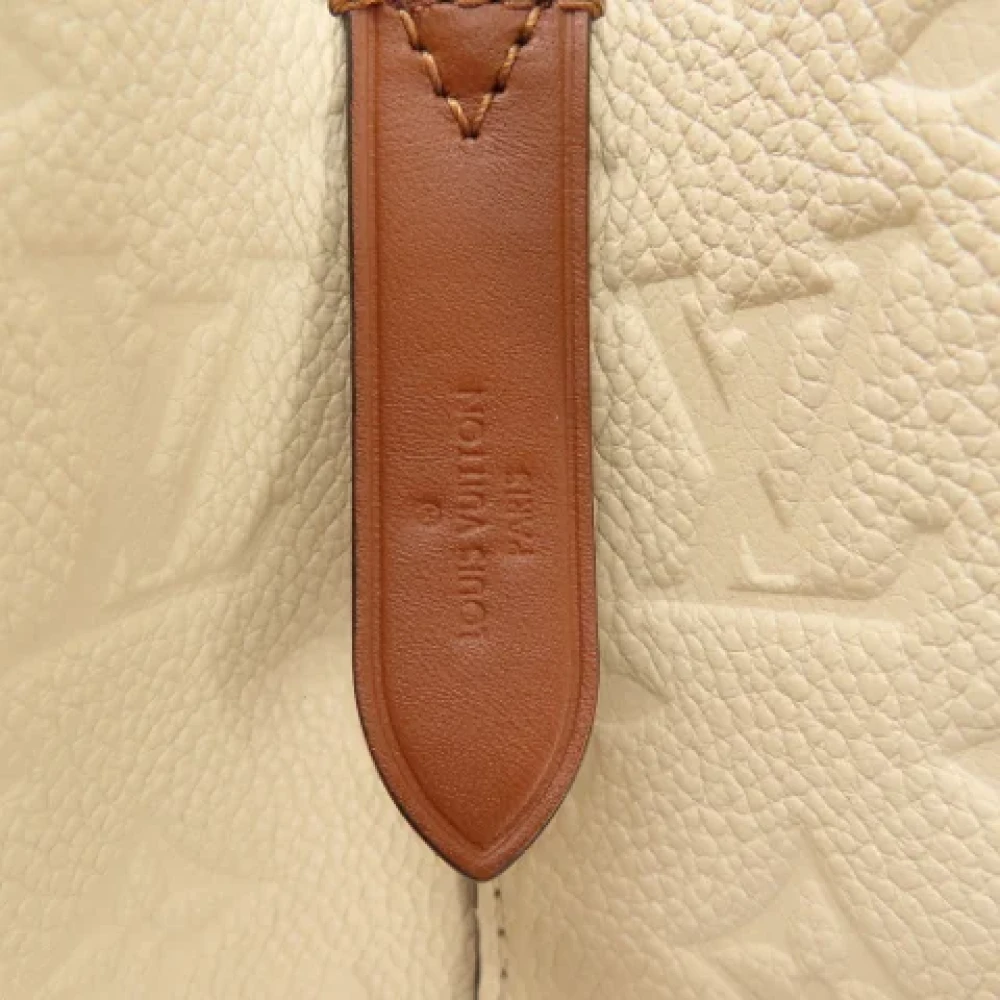 Louis Vuitton Vintage Pre-owned Fabric louis-vuitton-bags Beige Dames