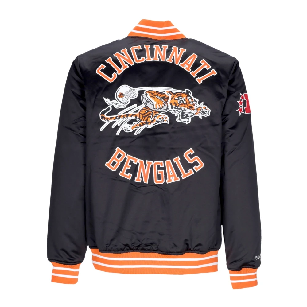 Mitchell & Ness NFL Bomberjack Cincinnati Bengals Viering Black Heren