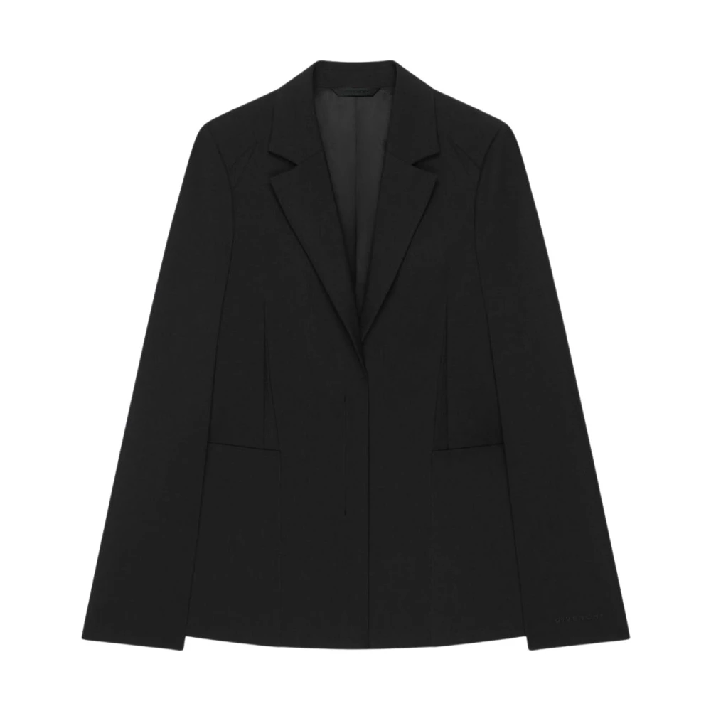 Givenchy Women's Black Tailored Notch Lapel Blazer