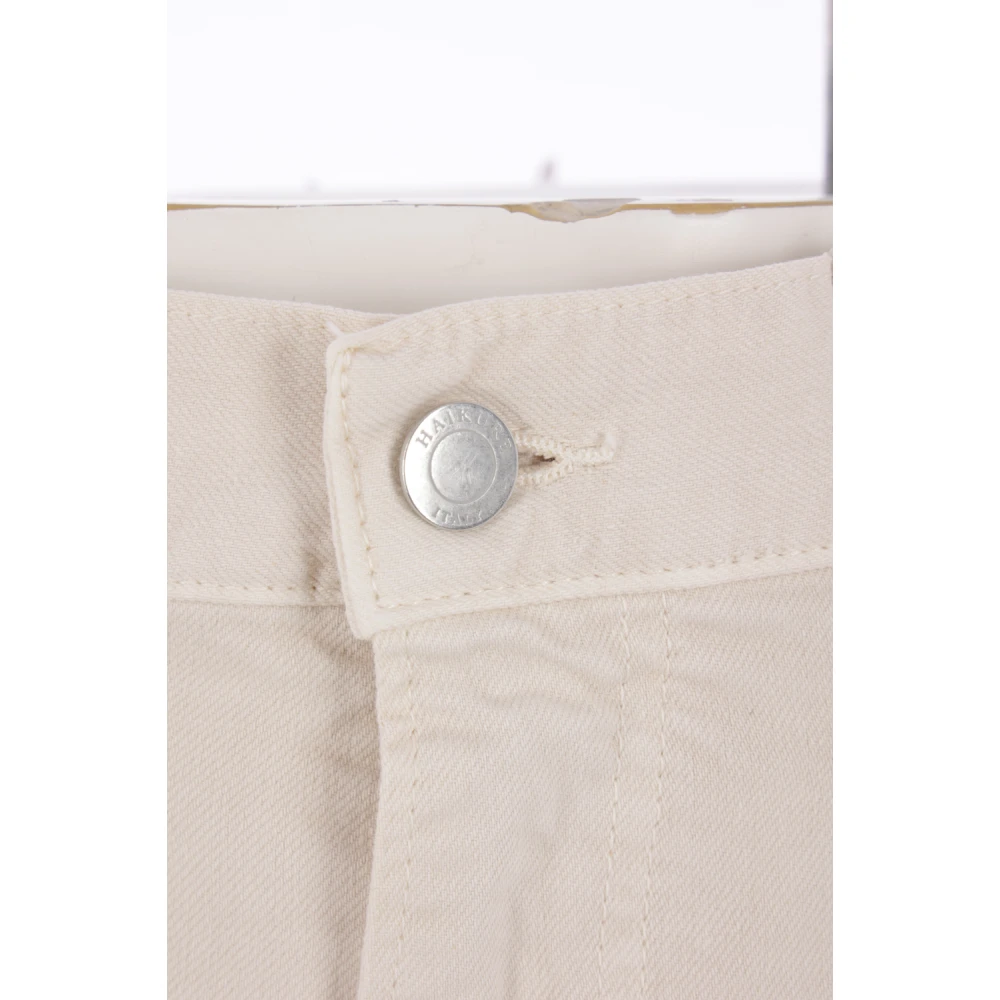 Haikure Palazzo Candy Wide Leg Jeans Beige Dames