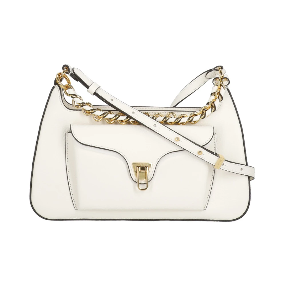 Coccinelle Women's White Shoulder Bags, One Size, Beat Generation Shoulder Bag