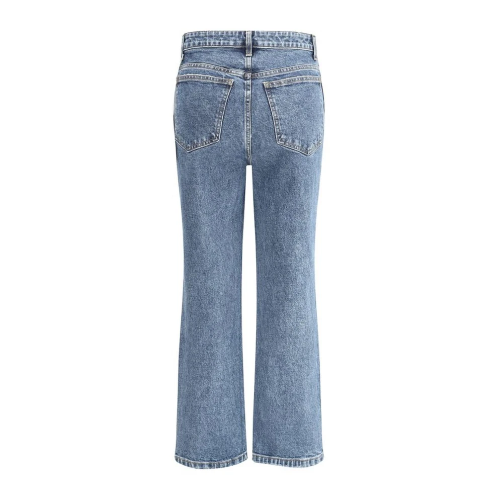 Khaite Hoge Taille Skinny Jeans met Riemlussen Blue Dames