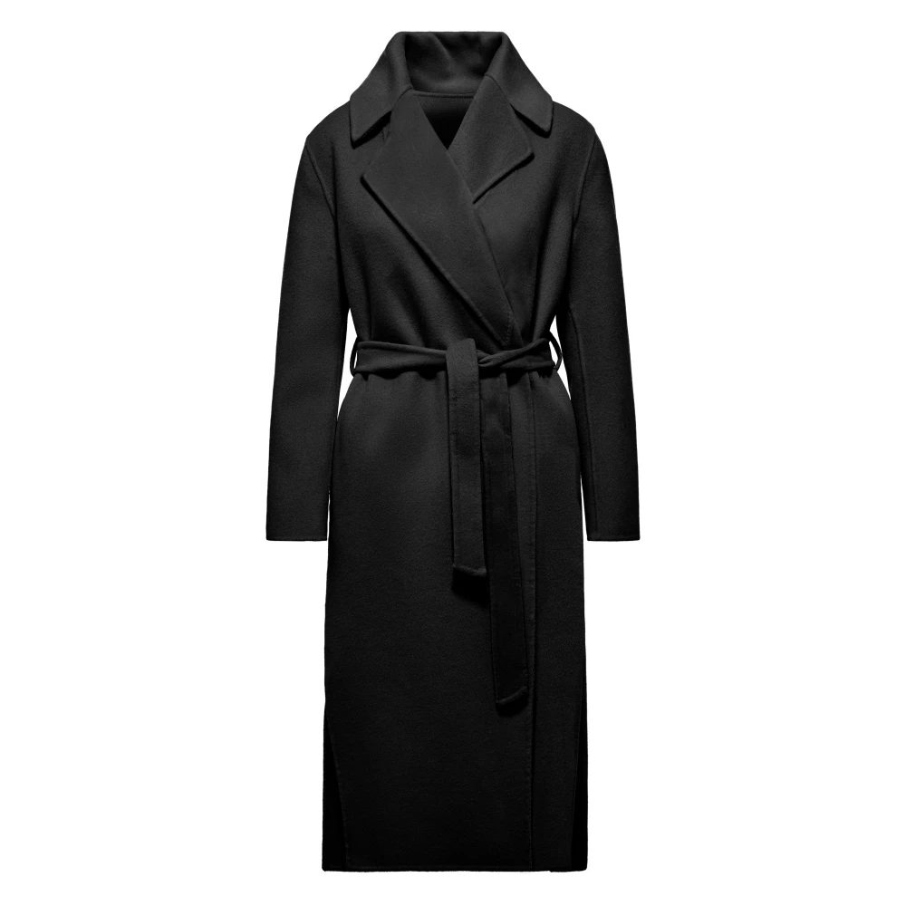 Bomboogie Mujer Negro Abrigos, Talla: M