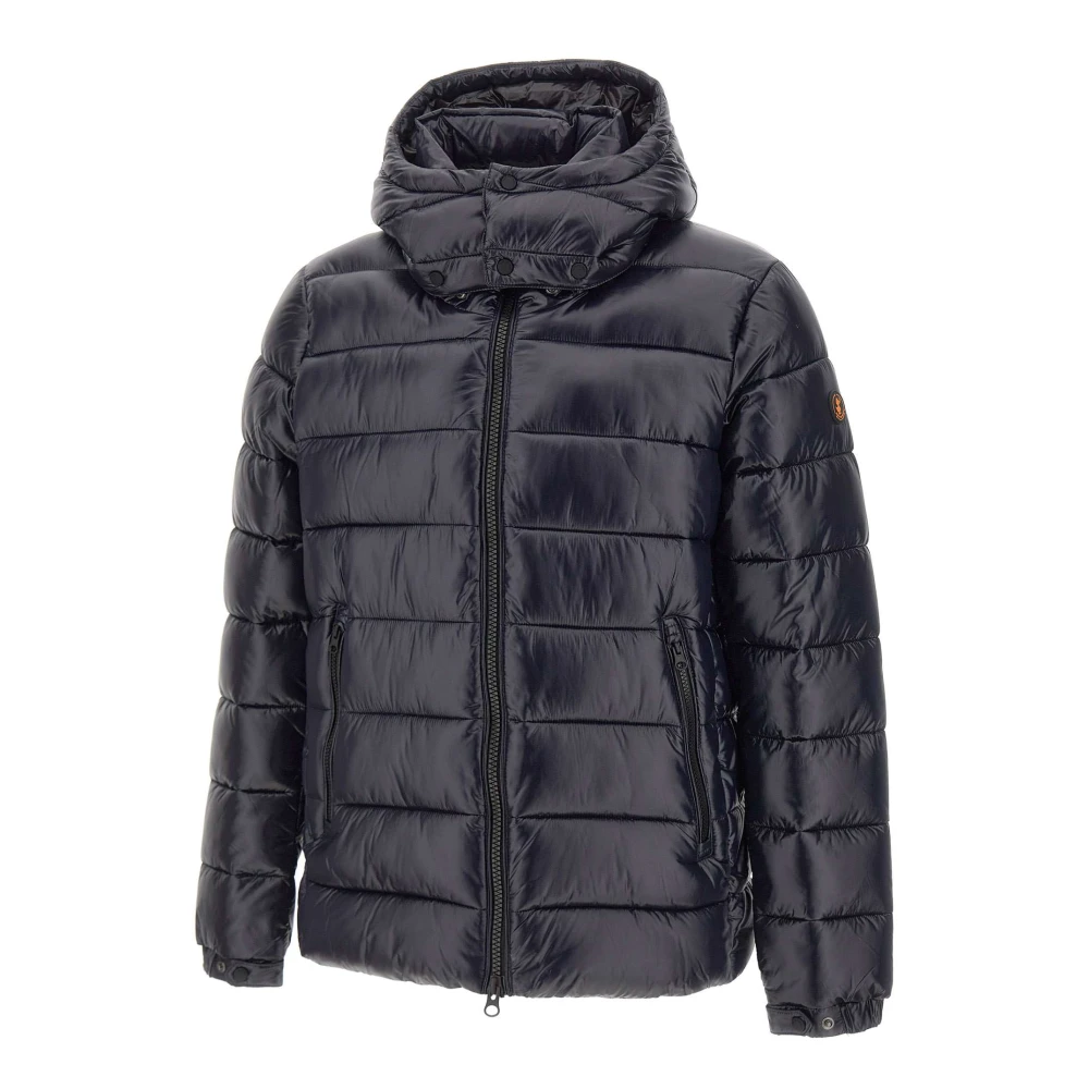 Save The Duck Men's Black Florian Love21 Puffer Jacket