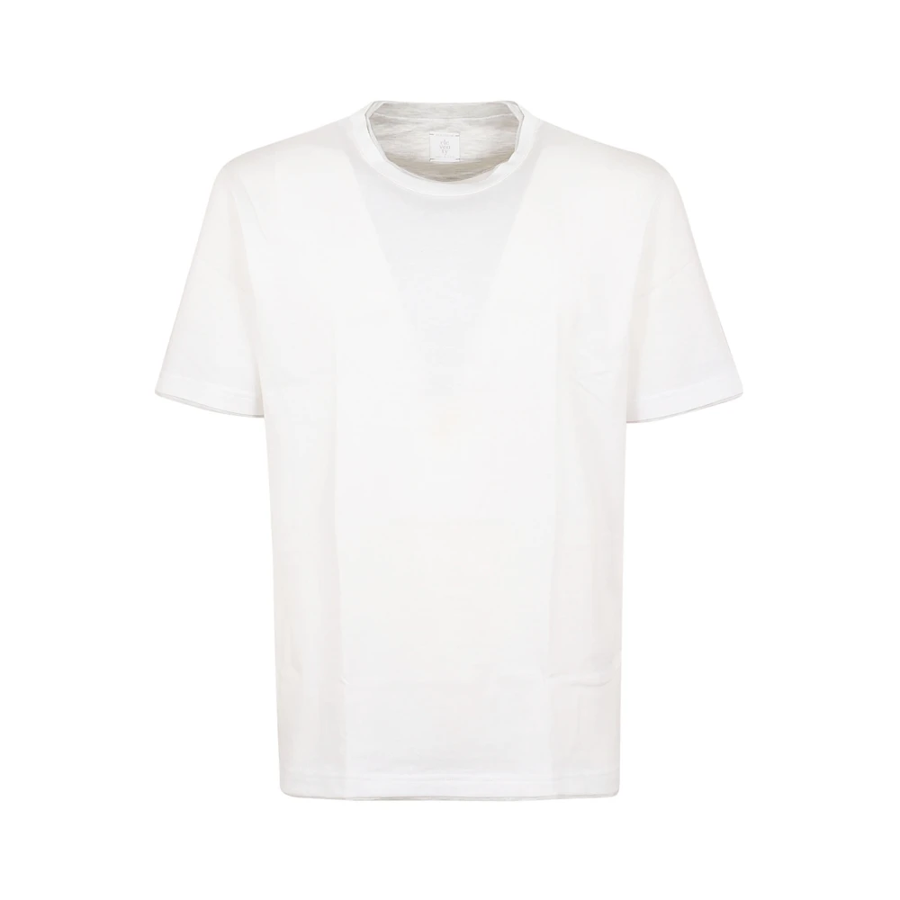 Eleventy Klassieke Crew-neck T-shirts White Heren