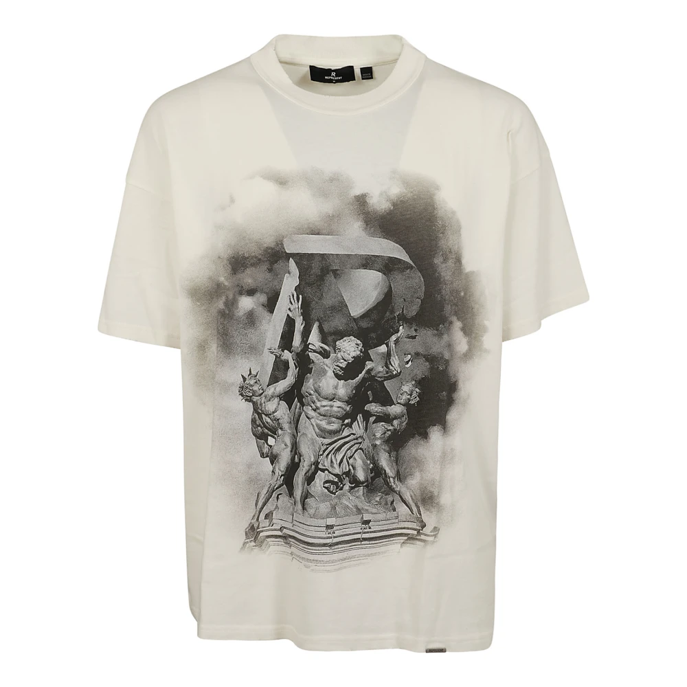 Represent Klassiek Wit T-shirt voor Mannen White Heren