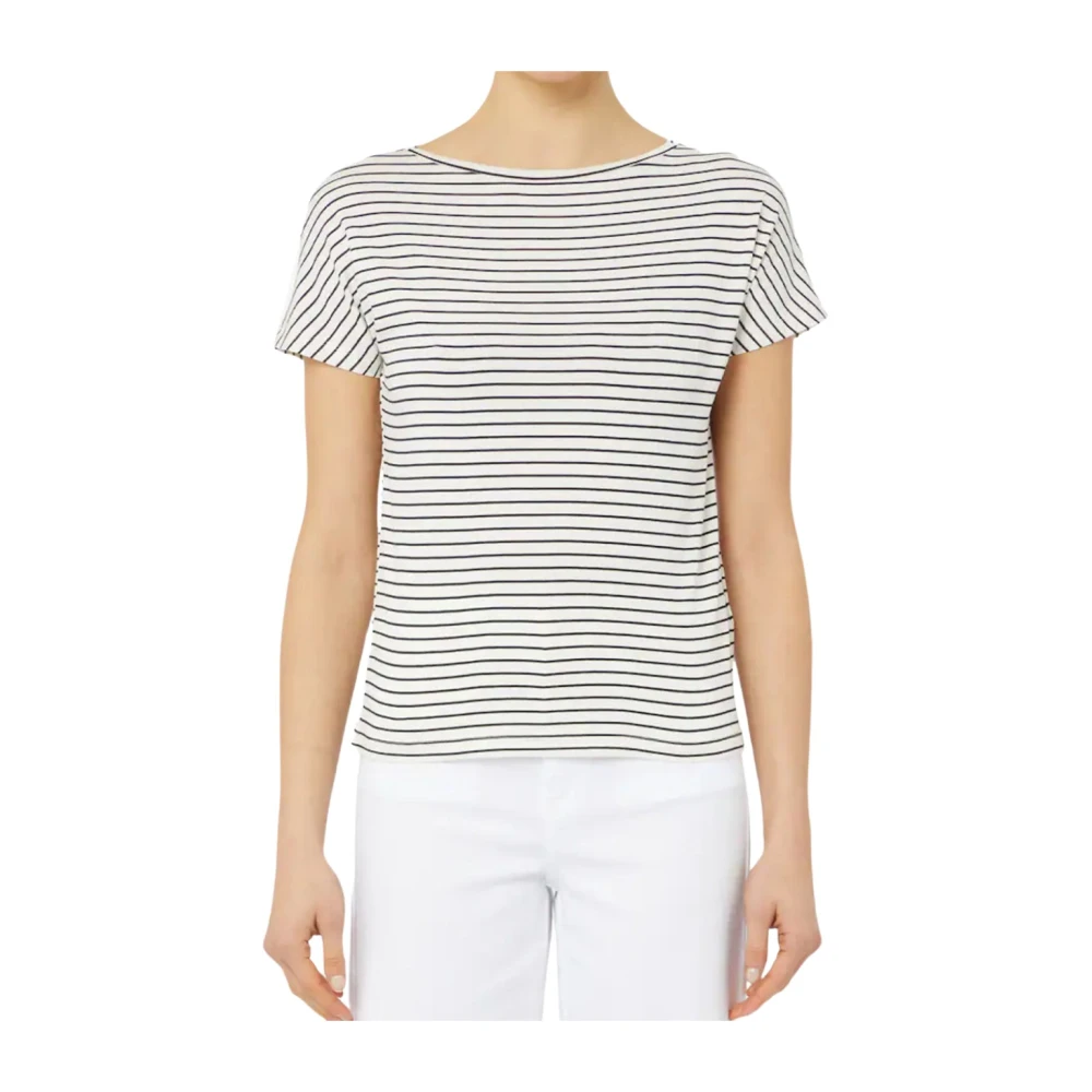 Marella Casual Katoenen T-shirt Blue Dames