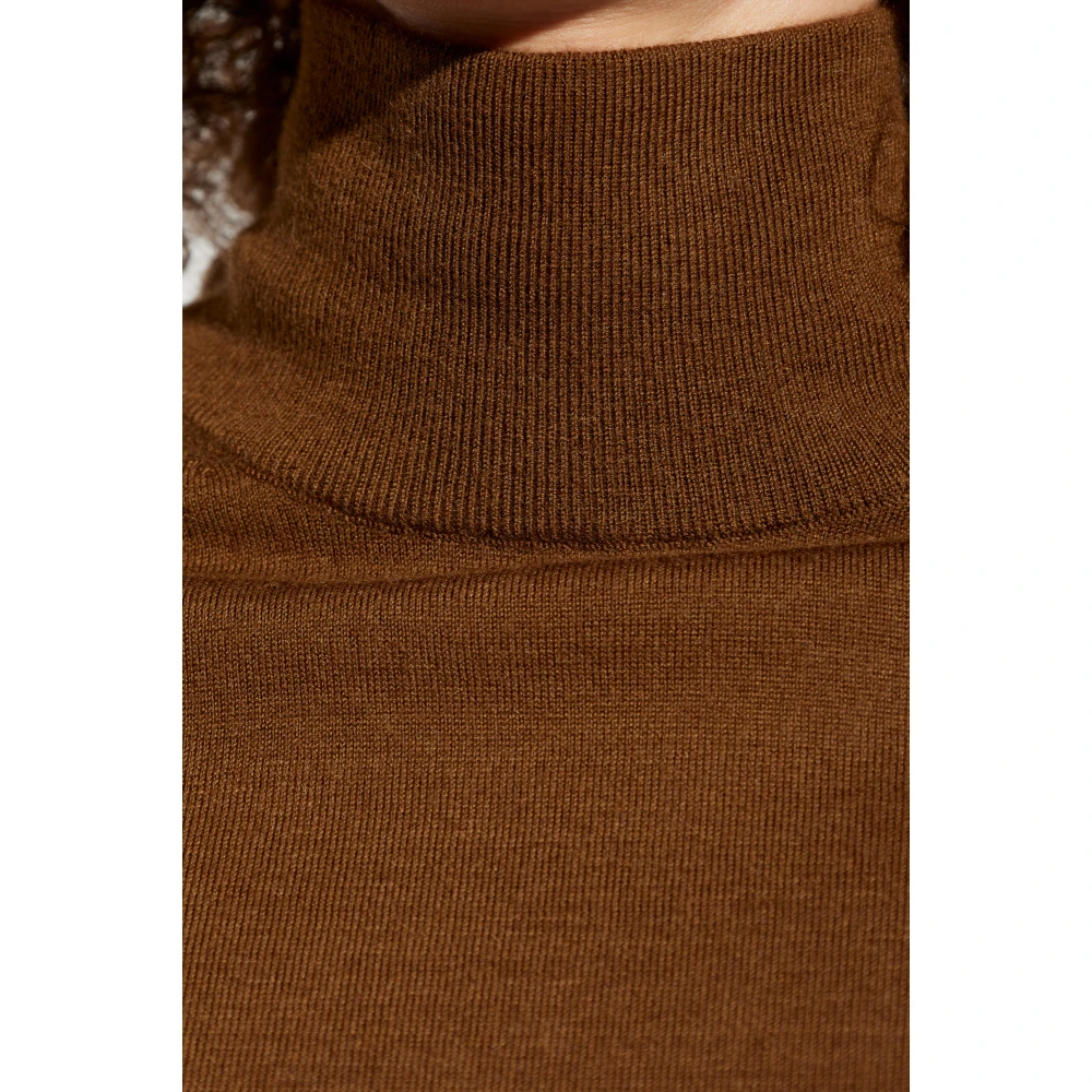 Max Mara Turtleneck Patroni Brown Dames