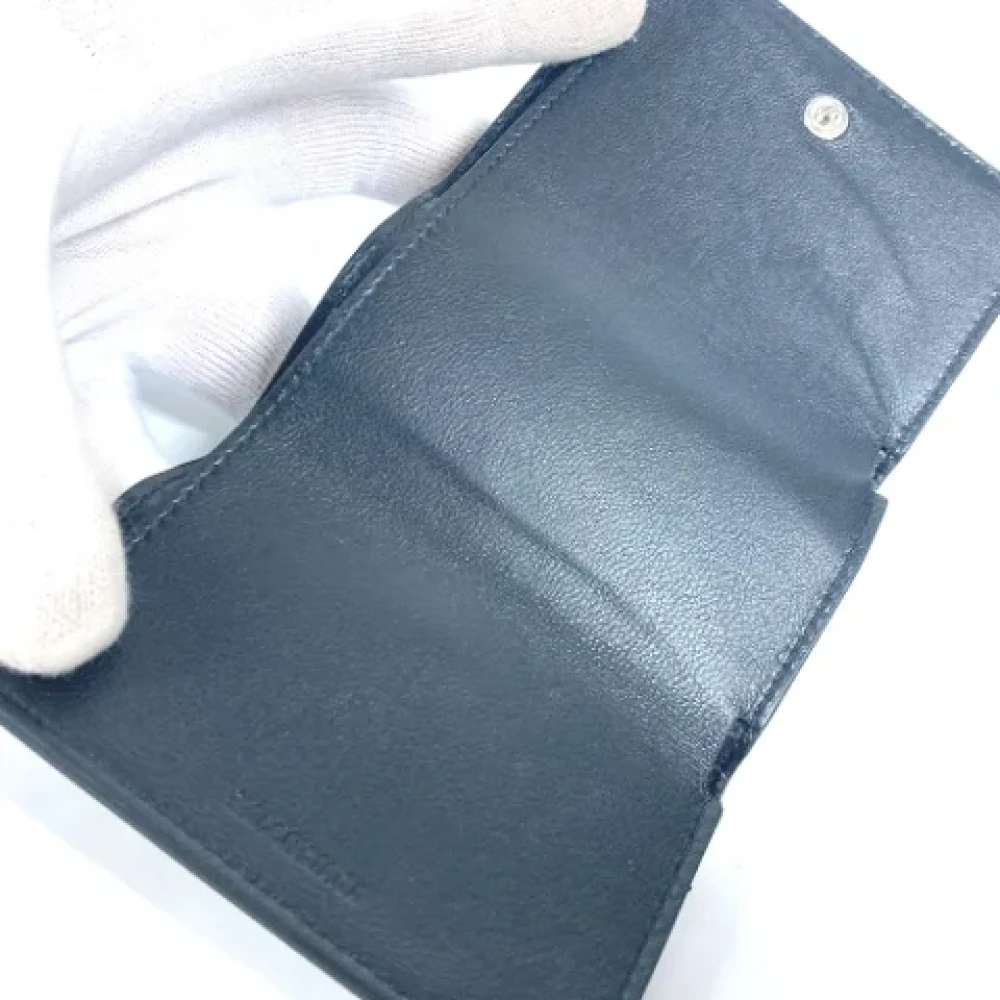 Balenciaga Vintage Pre-owned Leather wallets Black Dames