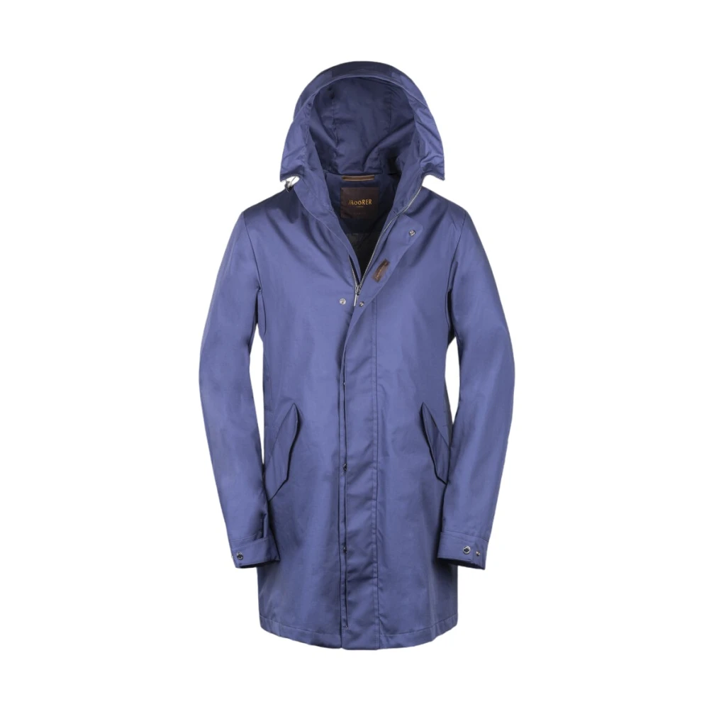 Moorer - Coats > Parkas - Blue - Moorer - Modalova