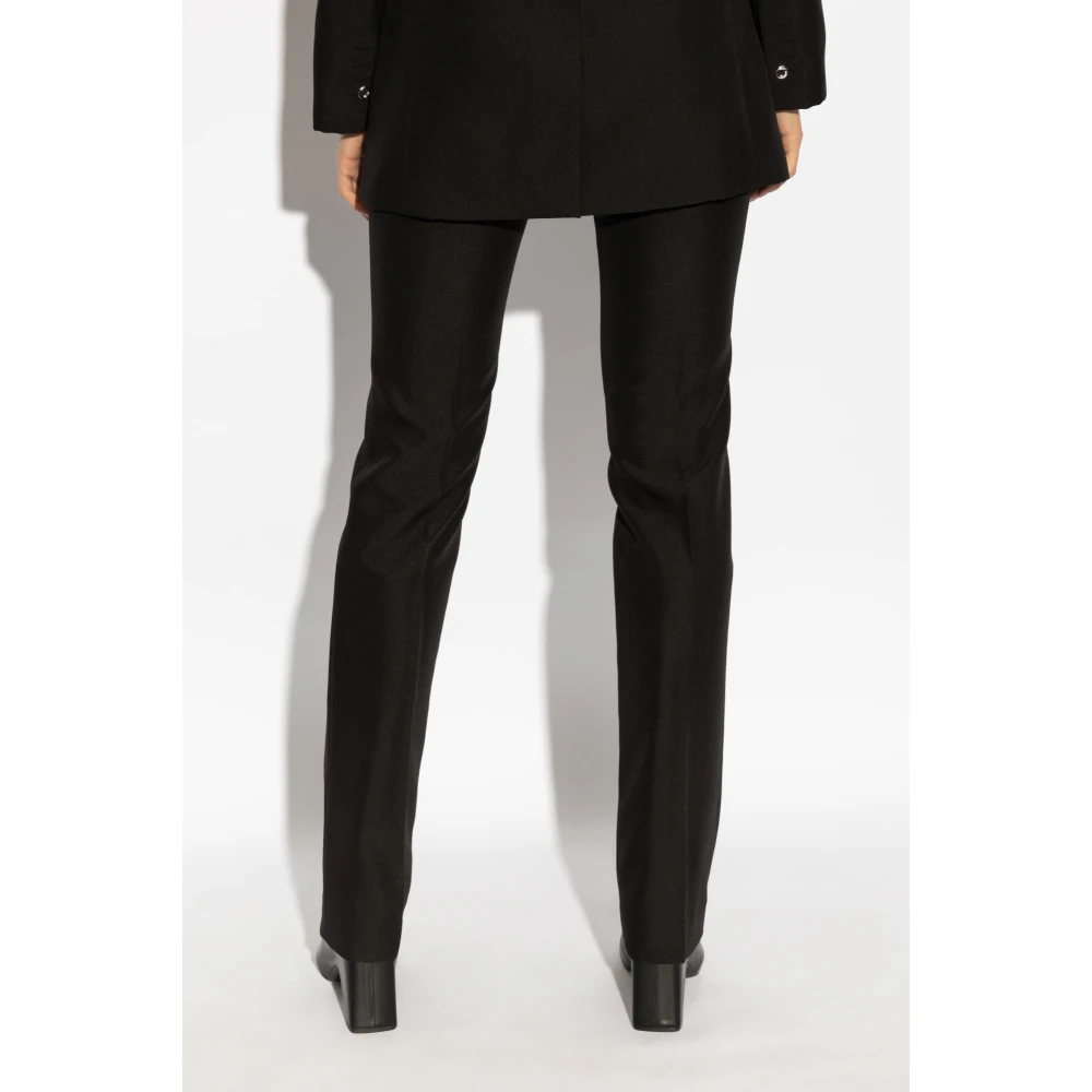 Coperni Broek met vouw aan de voorkant Black Dames