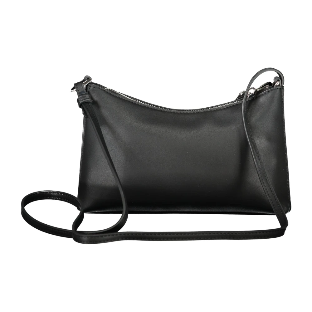 Calvin Klein Zwarte Schoudertas met Interne Zak Black Dames