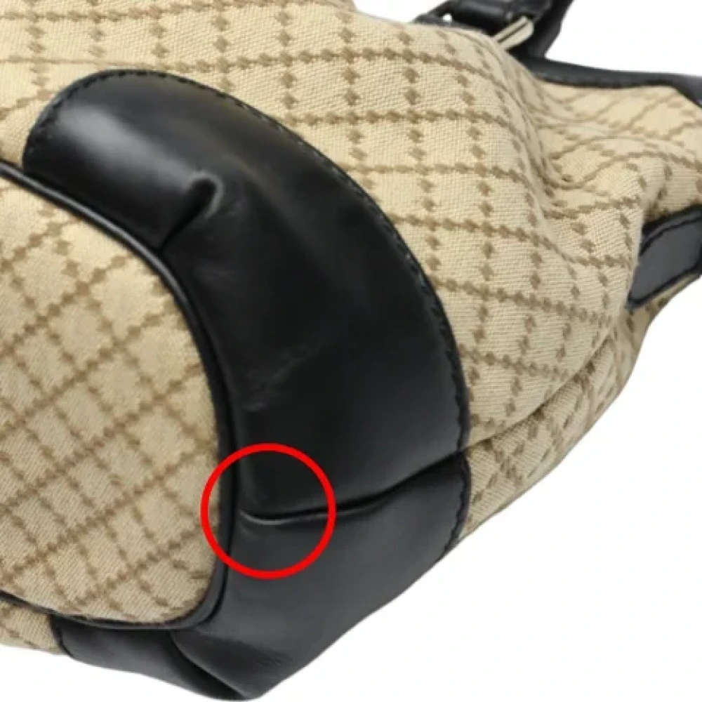 Gucci Vintage Pre-owned Canvas gucci-bags Beige Dames