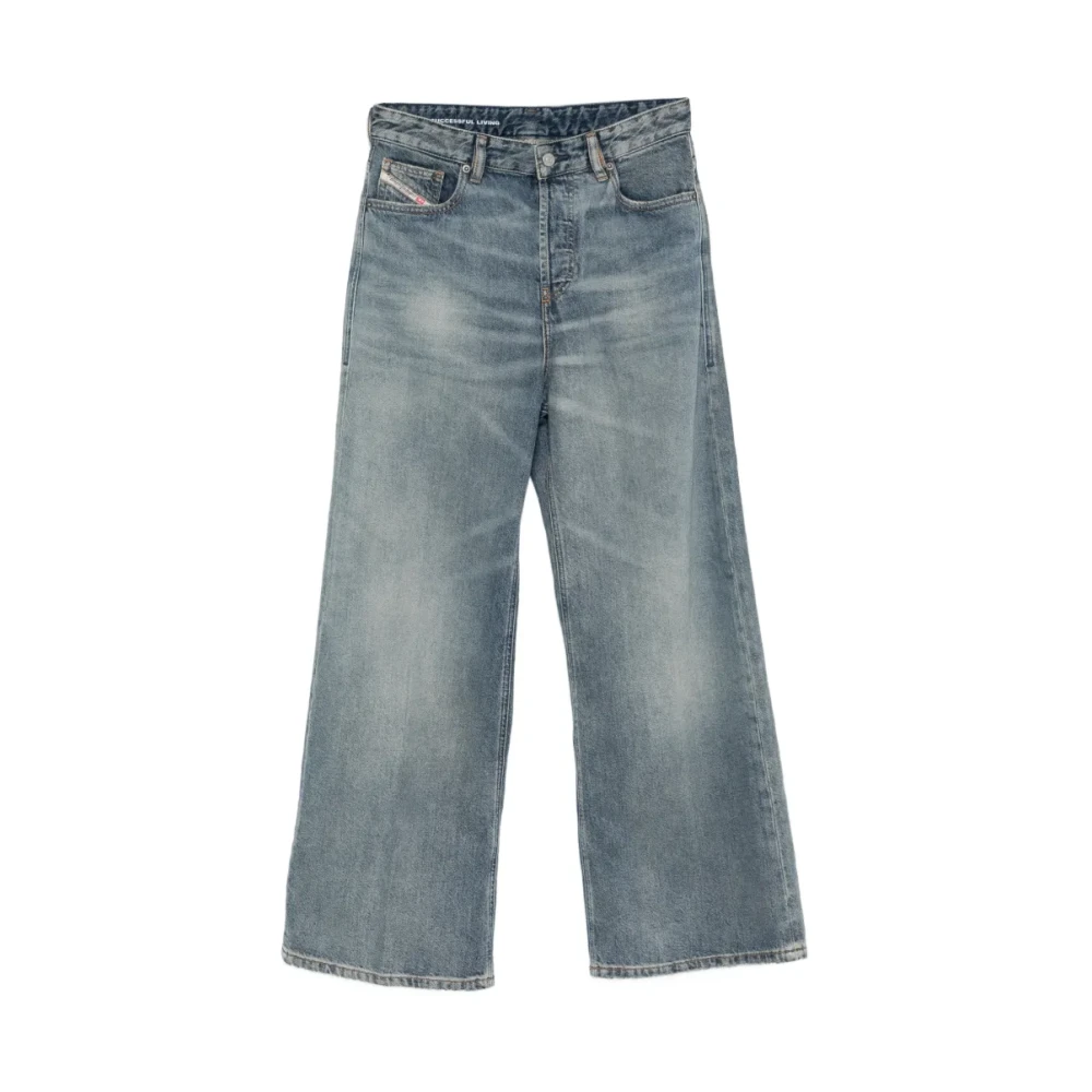 Diesel Women's Blue 1996 D-Sire Wide Jeans - Wide Jeans - W26 - Jeans