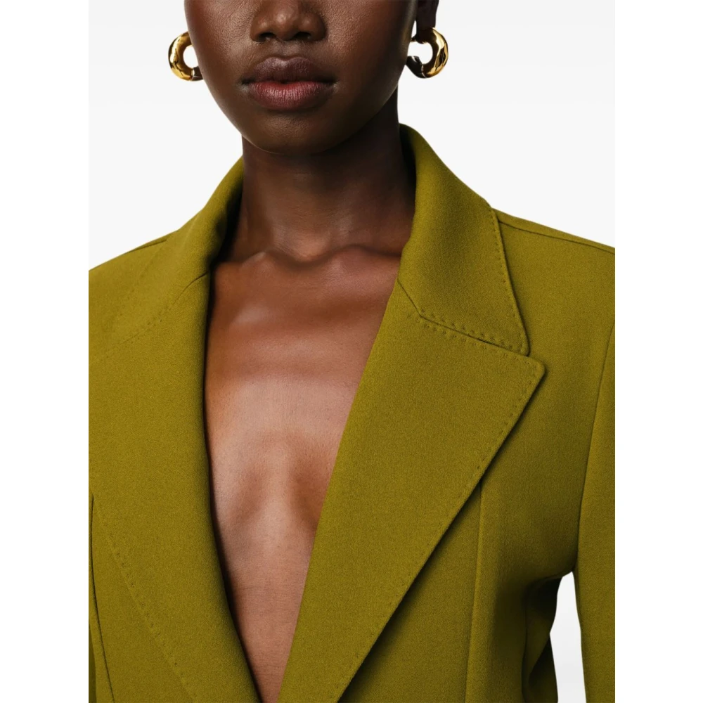 Ami Paris Groene jas met voorknoopsluiting Green Dames
