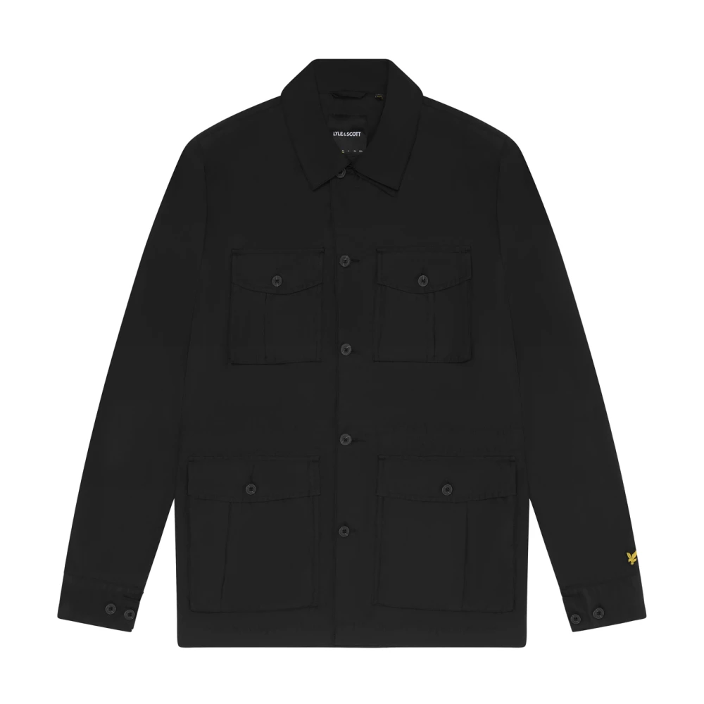 Lyle & Scott Field Jacket för utomhusäventyr Black, Herr