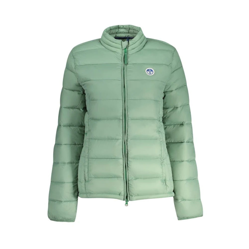 North Sails Women's Green Polyamide Jacket With Logo