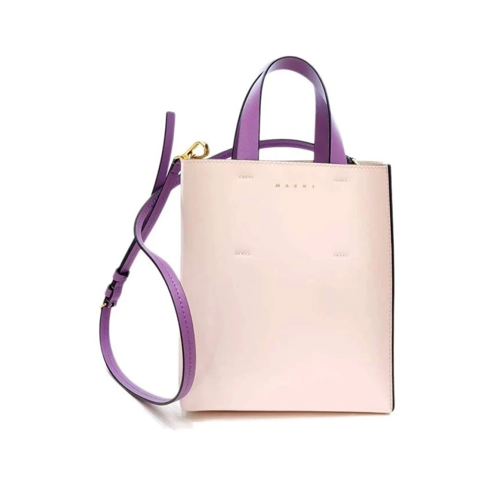 Marni Women's Purple/Pink/Lilac Shoulder Bag
