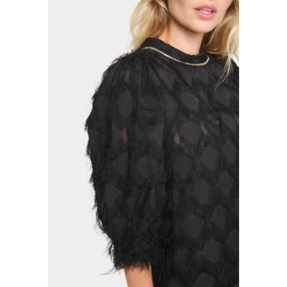 Saint Tropez Elegante Hadil Blouse Black Dames