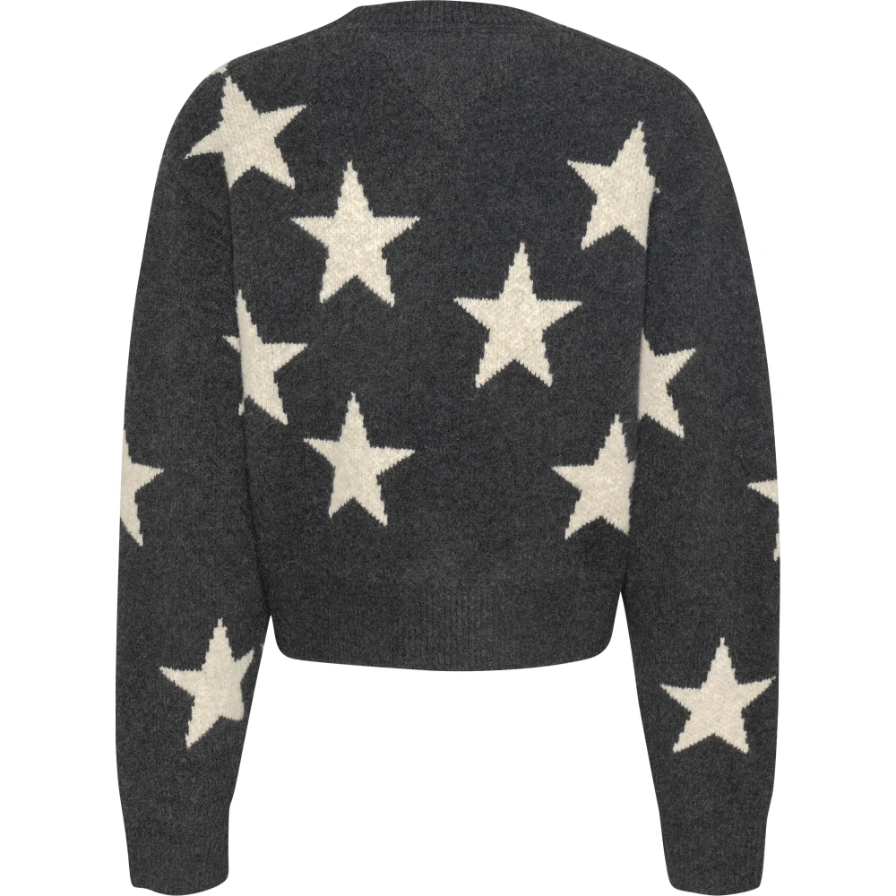 Tommy Jeans Sterrennacht Sweater Gray Dames