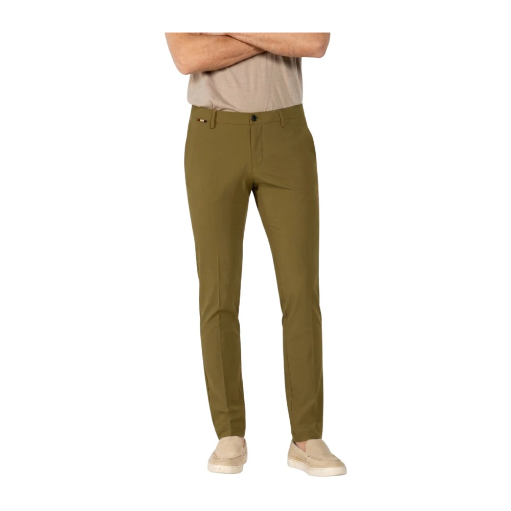 Mason's Uomo Verde - Milano Dynamic Chino Jogger Pants - Trousers - L