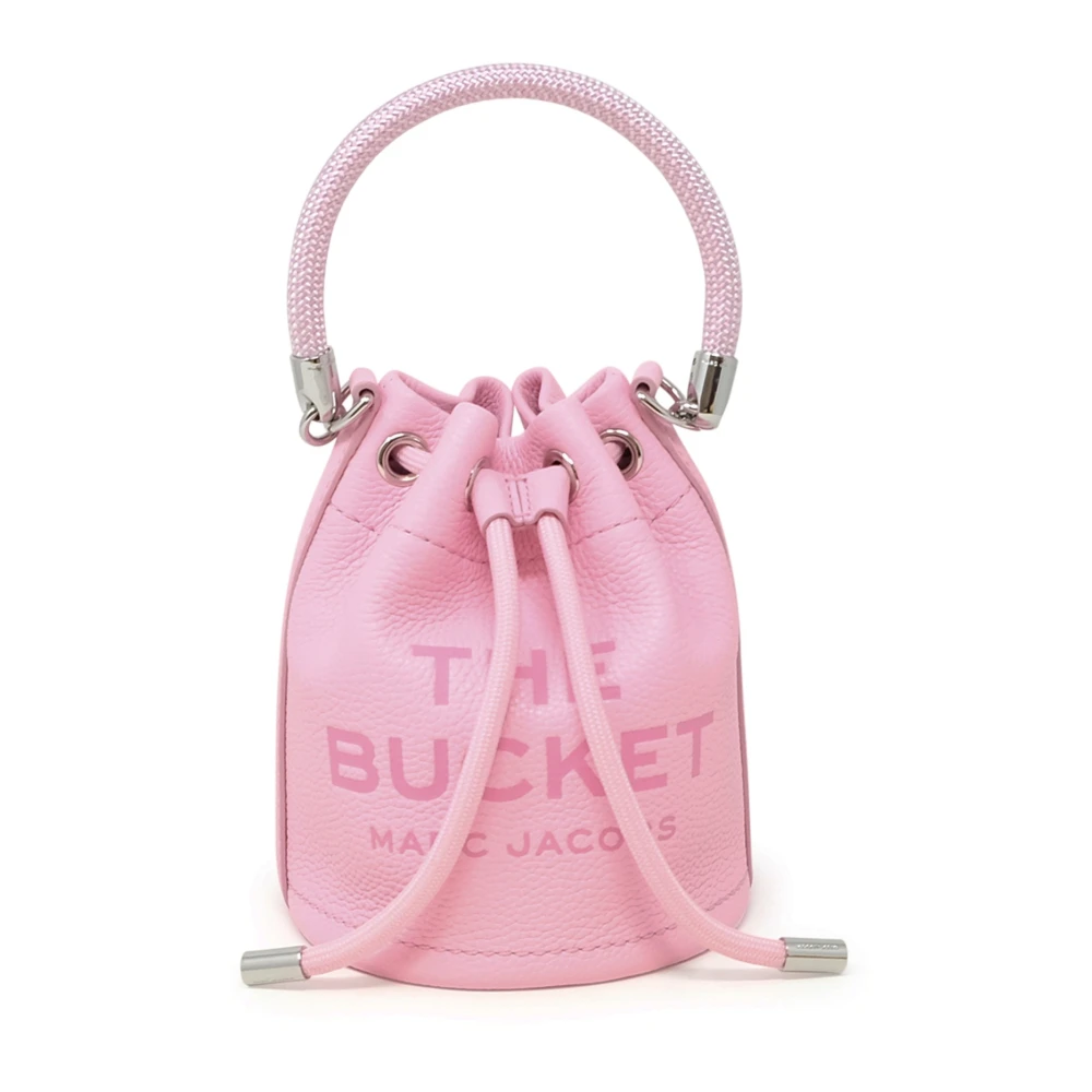 Marc Jacobs Roze Leren Mini Bucket Schoudertas Pink Dames