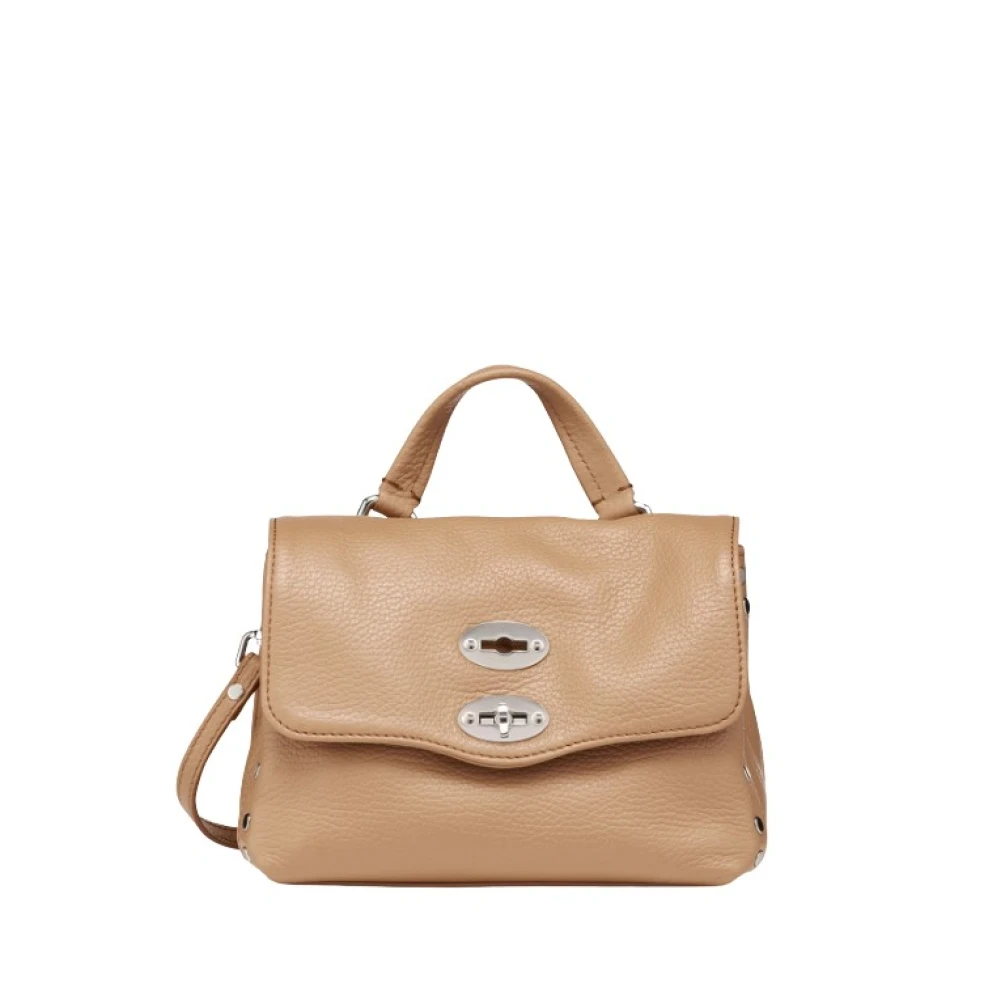 Zanellato , Handbags, Female, Brown, One Size, Postina Baby Bag - Image 4