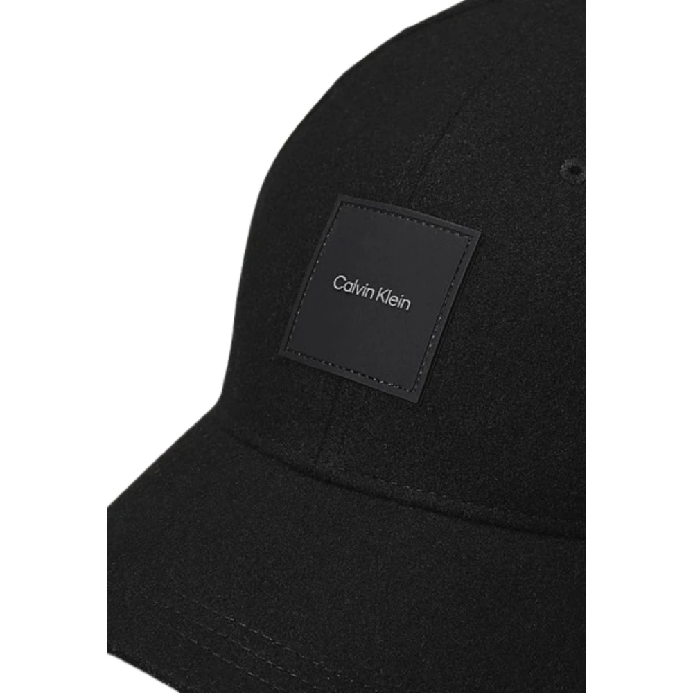 Calvin Klein Wol Heren BB Cap Black Heren